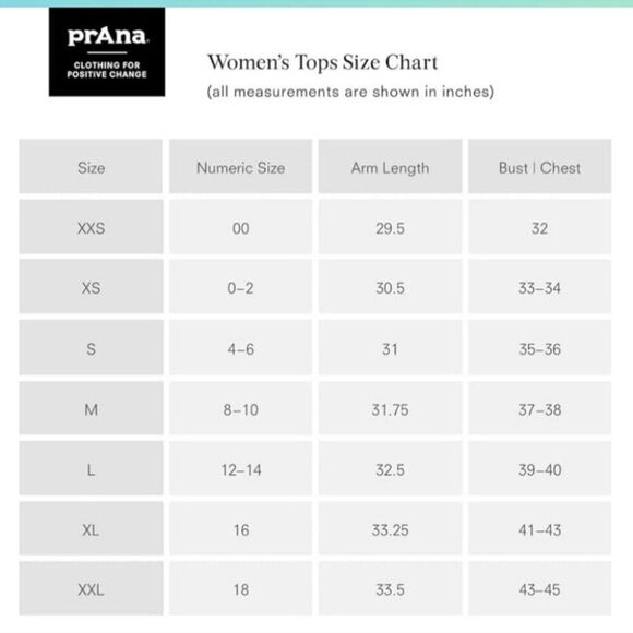 Prana Foundation UPF Water Resistant Peek A Boo Top Small Black - Picture 8 of 8